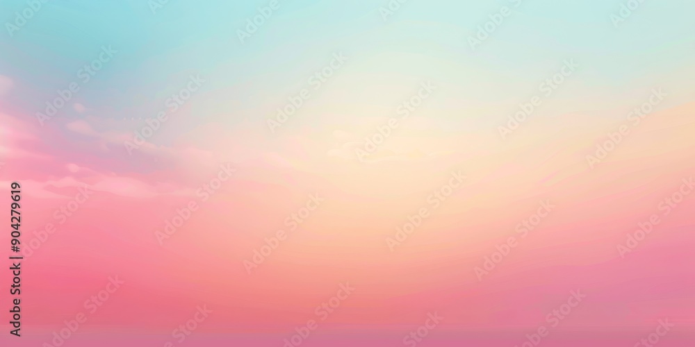 Poster soft blurred gradient background with smooth transitions and pastel colors, perfect for minimalist d