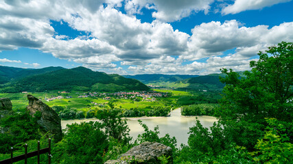 D&uuml;rnstein and surroundings in Austria