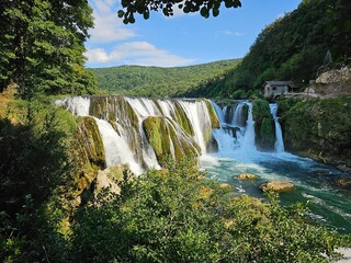 Wasserfall Štrbački buk, Una Nationalpark Bosnien