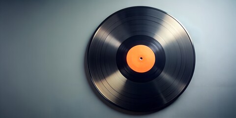 Fototapeta premium Schallplatte Vinyl Schellack Vinylscheibe Scheibe Platte AI Generative