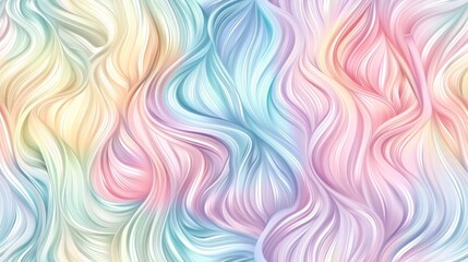 Fototapeta premium Abstract Pastel Swirls Background.