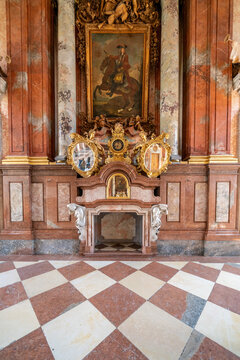 interior of the church of the holy sepulchre st florian