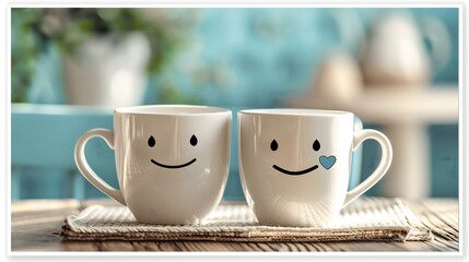 Cute cup in pair.
