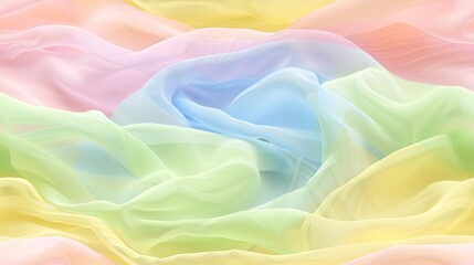 Obraz premium A pastel-colored silk fabric