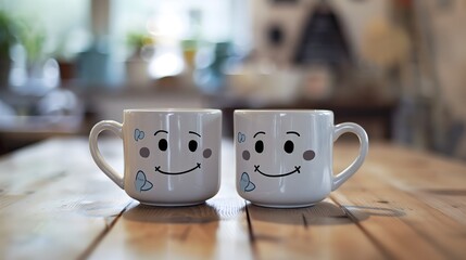 Cute cup in pair.