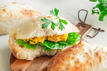 パンプキンサラダサンド