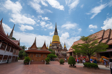 Ruins of temples in the Sukhothai province, Thailand.