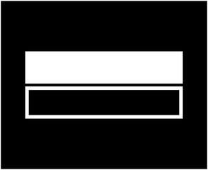 Rectangle Shape And Outline Black And White Symbol Element Vector Graphic Design Illustration