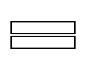 Obraz premium Rectangle Geometric Outline Shape Black Symbol Element Vector Graphic Design Illustration