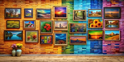 A picture on a wall informative Vibrant engaging Generative AI