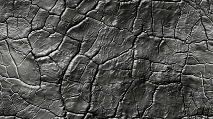 Fototapeta premium Cracked Black Paint Texture.