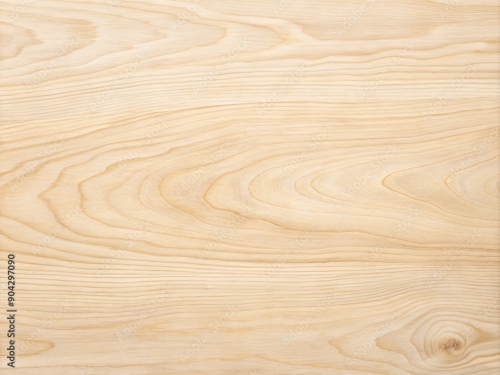 Poster light beige birch wood plank with soft natural texture and subtle grain pattern creates a clean and 