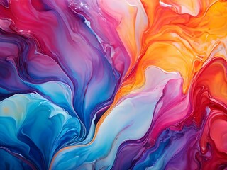 abstract colorful wavy layered paper background, colorful abstract psychedelic liquid and fluid background pattern, Abstract colorful background, Rainbow blurred texture, bright Abstract watercolor