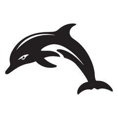 Dolphin silhouette 