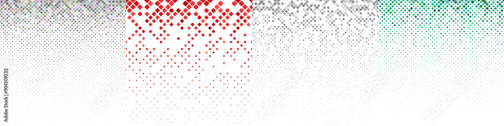 Poster abstract diagonal square pattern collection