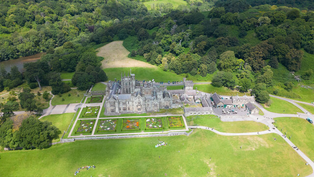 Margam Park and Margam Castle is owned and administered by the local council, Neath Port Talbot County Borough Council, July 2024