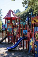 Superhero-Themed Playground Fun with Classmates Pretending as Their Favorite Heroes