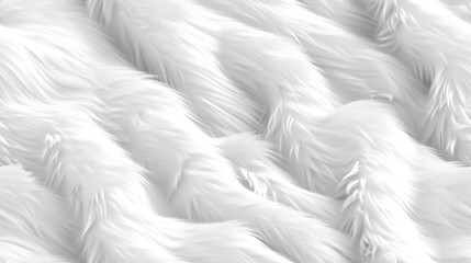 Obraz premium Abstract White Fur Texture Background.