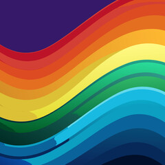 Colorful Gradient Wave Background for Creative Design Projects