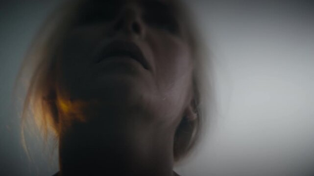 Desperate middle-aged drunk woman feeling dizzy, coping mental health problems