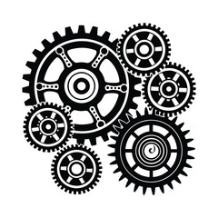 Gears vector illustration