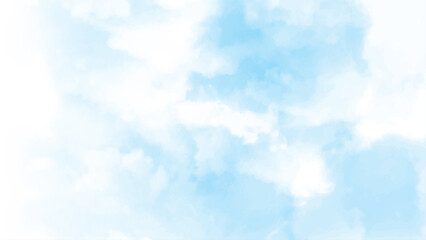  Nature sky beautiful blue and white clouds texture background vector. Blue sky background with tiny clouds.