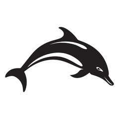 Dolphin silhouette 