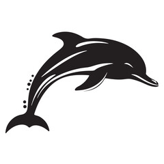 Dolphin silhouette 