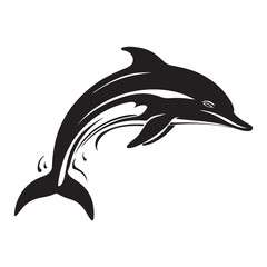 Dolphin silhouette 