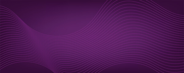 Abstract purple vector background with wavy lines. EPS10
