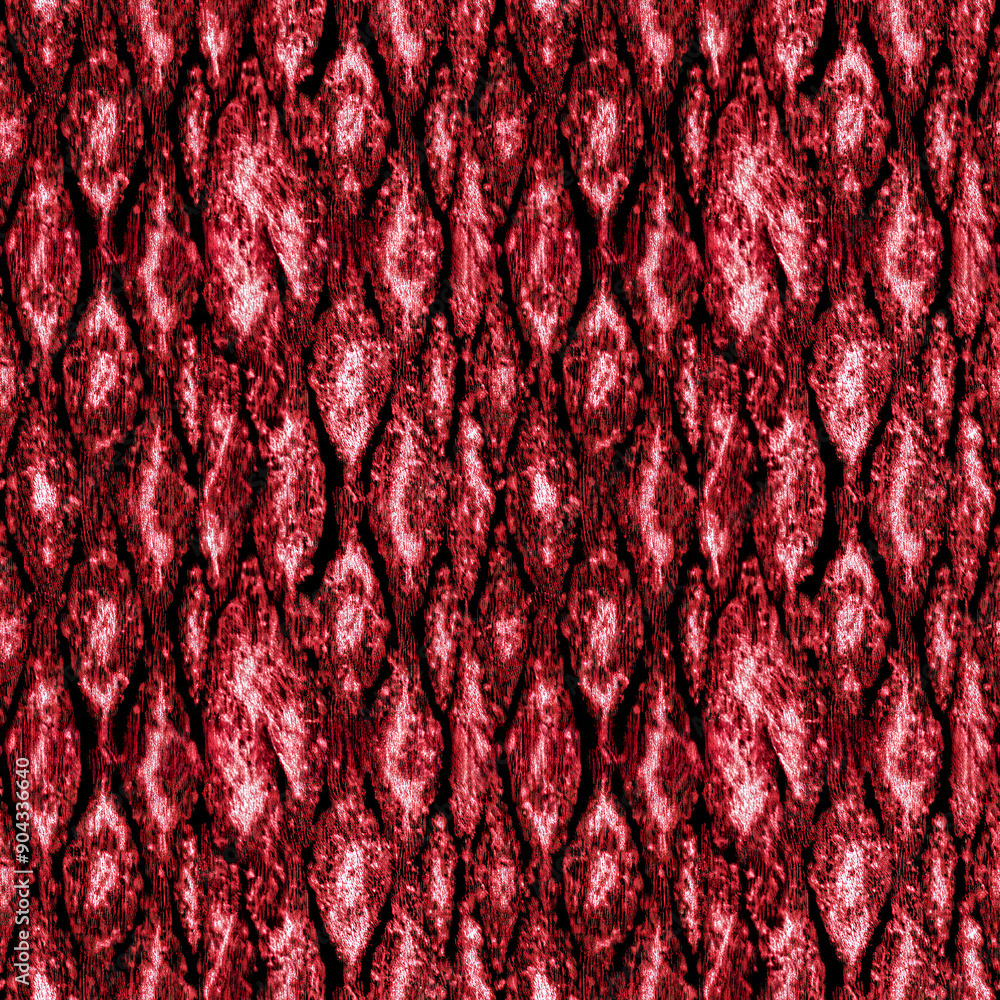 Poster textured red fabric pattern featuring a unique design with contrast elements
