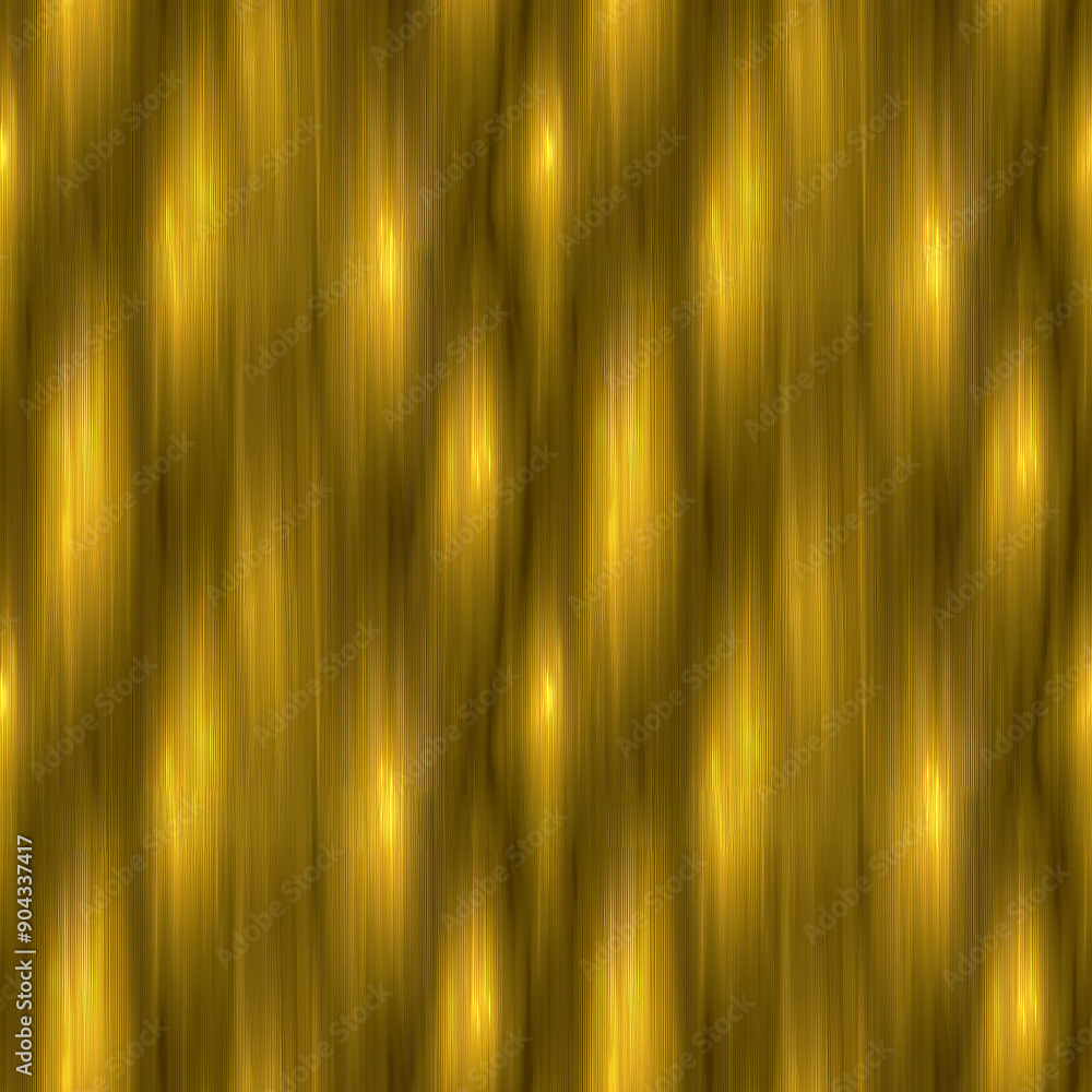 Poster glistening golden pattern with vertical stripes and soft glow created by light reflection
