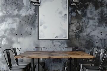 table and chairs in a restaurant