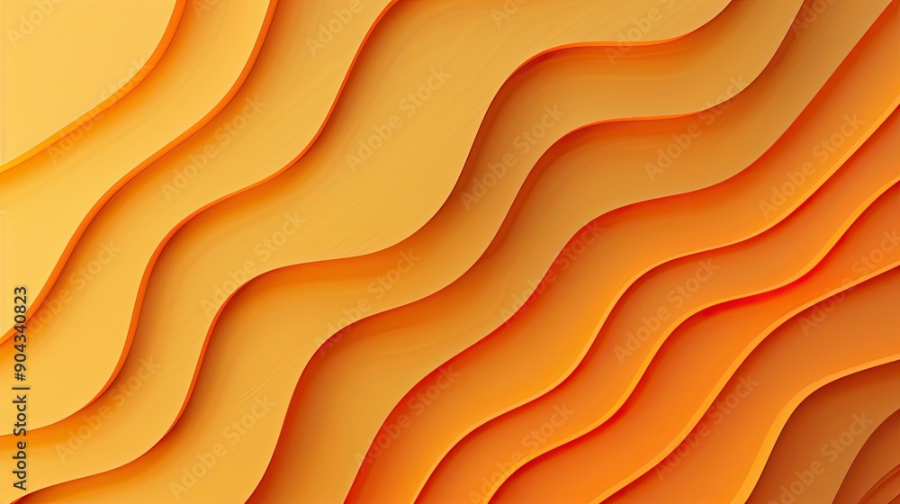 Poster simple orange background with a smooth gradient, perfect for clean and modern design projects.