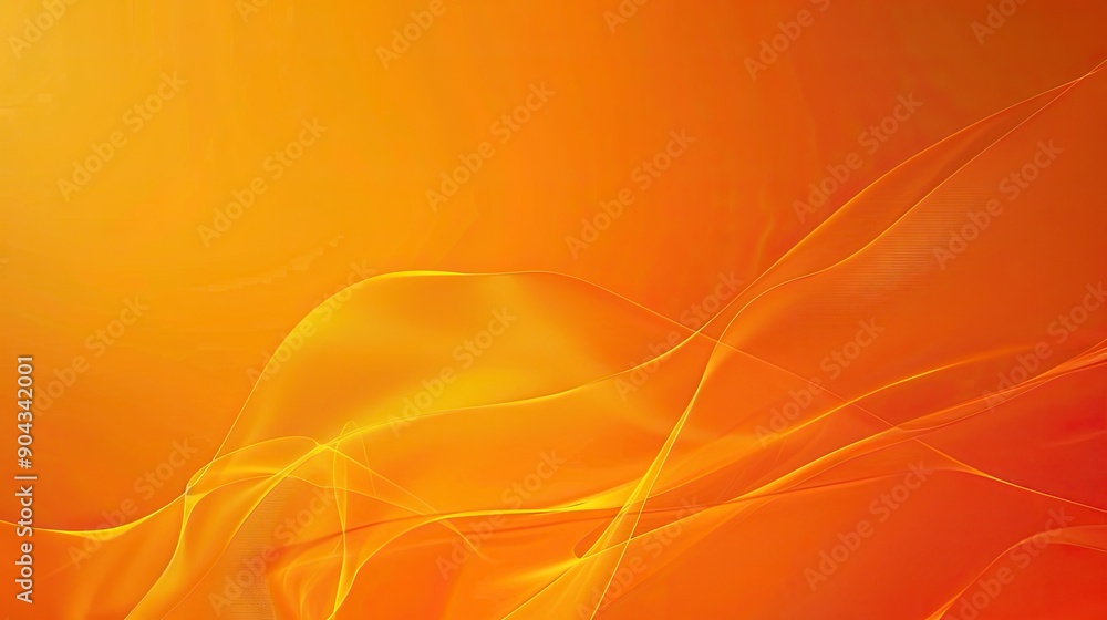Fototapete uncluttered orange background with a gentle gradient, providing a sleek and modern look for any desi