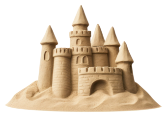 PNG Sand representation creativity sandcastle.