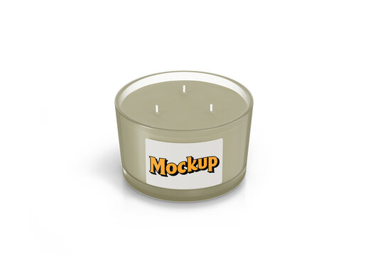 Candle Jar Mockup