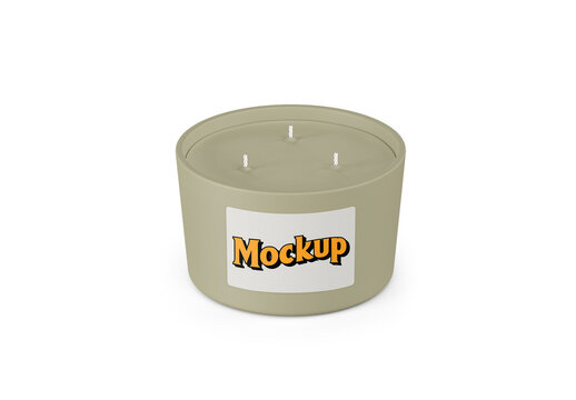 Candle Jar Mockup