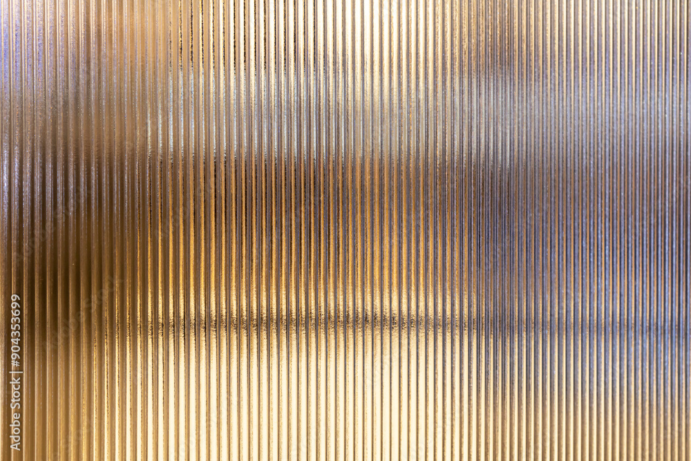 Poster polycarbonate sheets with colorful light reflection are used in interior design