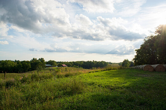 Picturesque rural Ohio Appalachian landscape