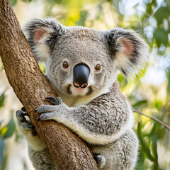 Obraz premium koala bear in a tree