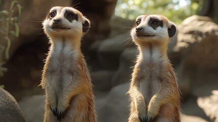 meerkat on guard duty