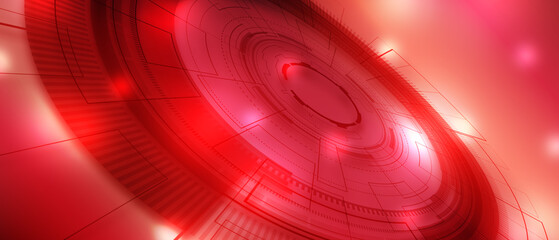 red bokeh abstract background