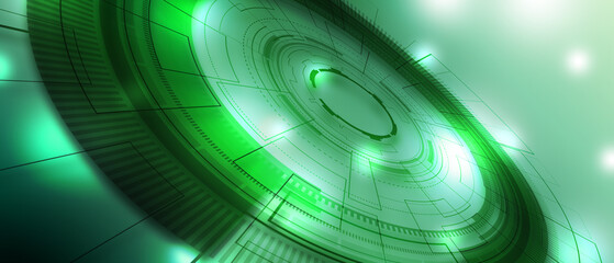 green bokeh abstract background