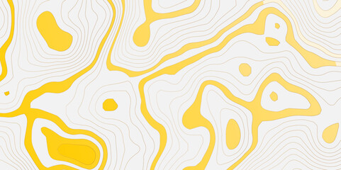  stylized height topographic contours map line background. Background abstract shapes flat colors and outline, Concept topographic map conditional geography scheme terrain path. vector illustration.