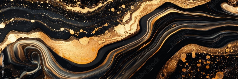Aufkleber this seamless pattern texture features a multicolored marble stone texture with gold lines and foil 