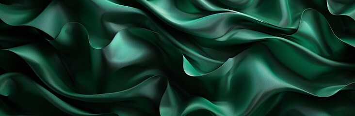 Obraz premium A 3D concrete cement texture background wallpaper banner with waves and a seamless pattern of dark green