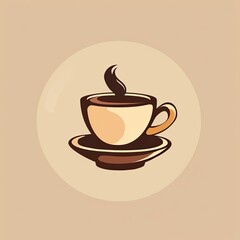 cafe logo coffee illustration