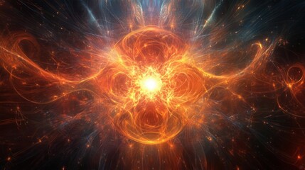 Obraz premium Artistic depiction of volumetric energy fields surrounding a person, metaphysical concept