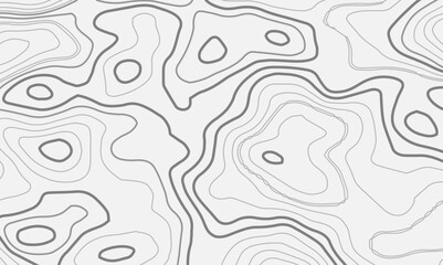 Abstract topography wave paper curved reliefs white line background, contours topography map background, topography and geography map grid background, Abstract vector illustration.